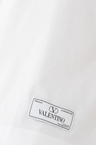 Maison Valentino Label T-Shirt